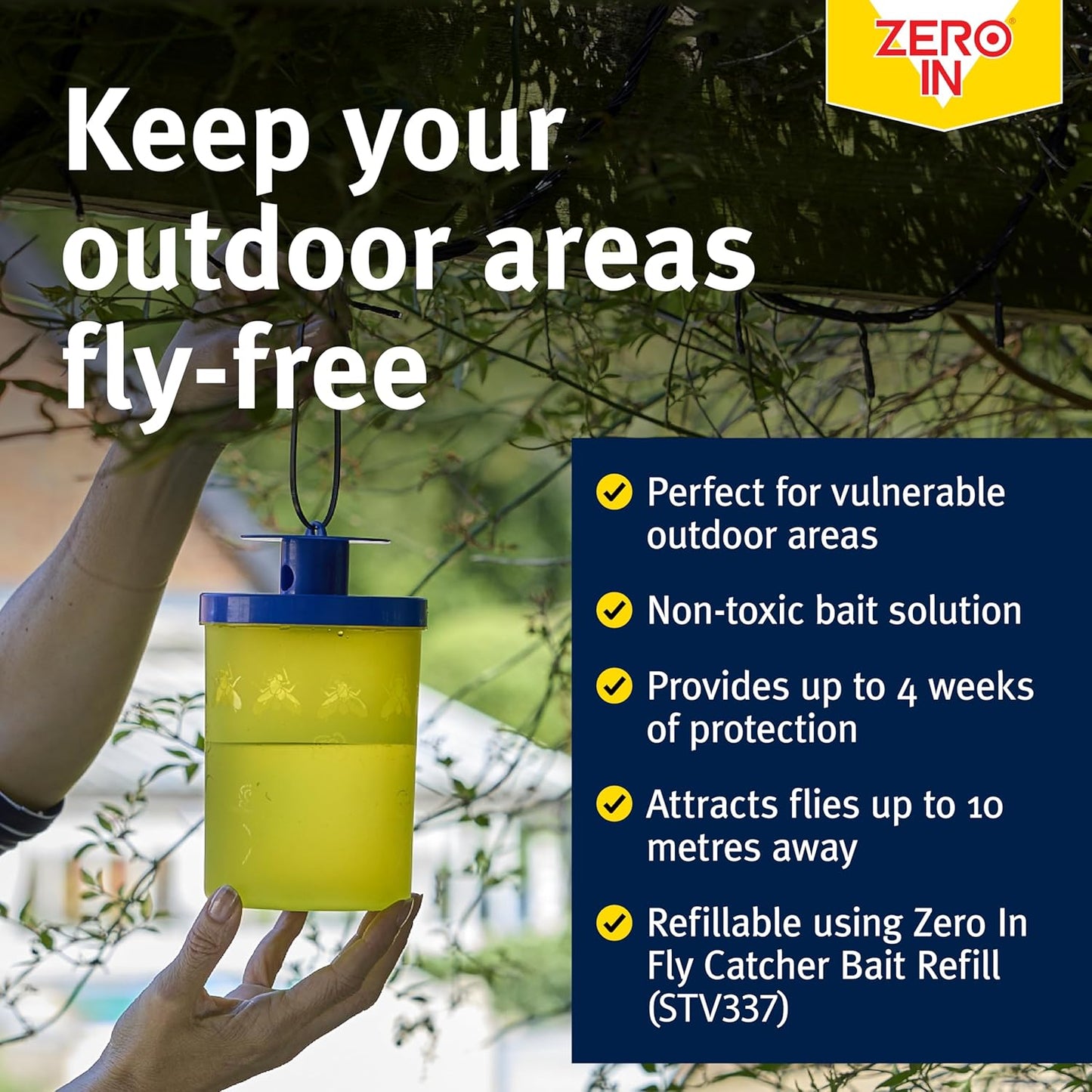 Zero In Fly Catcher Ready Baited Trap