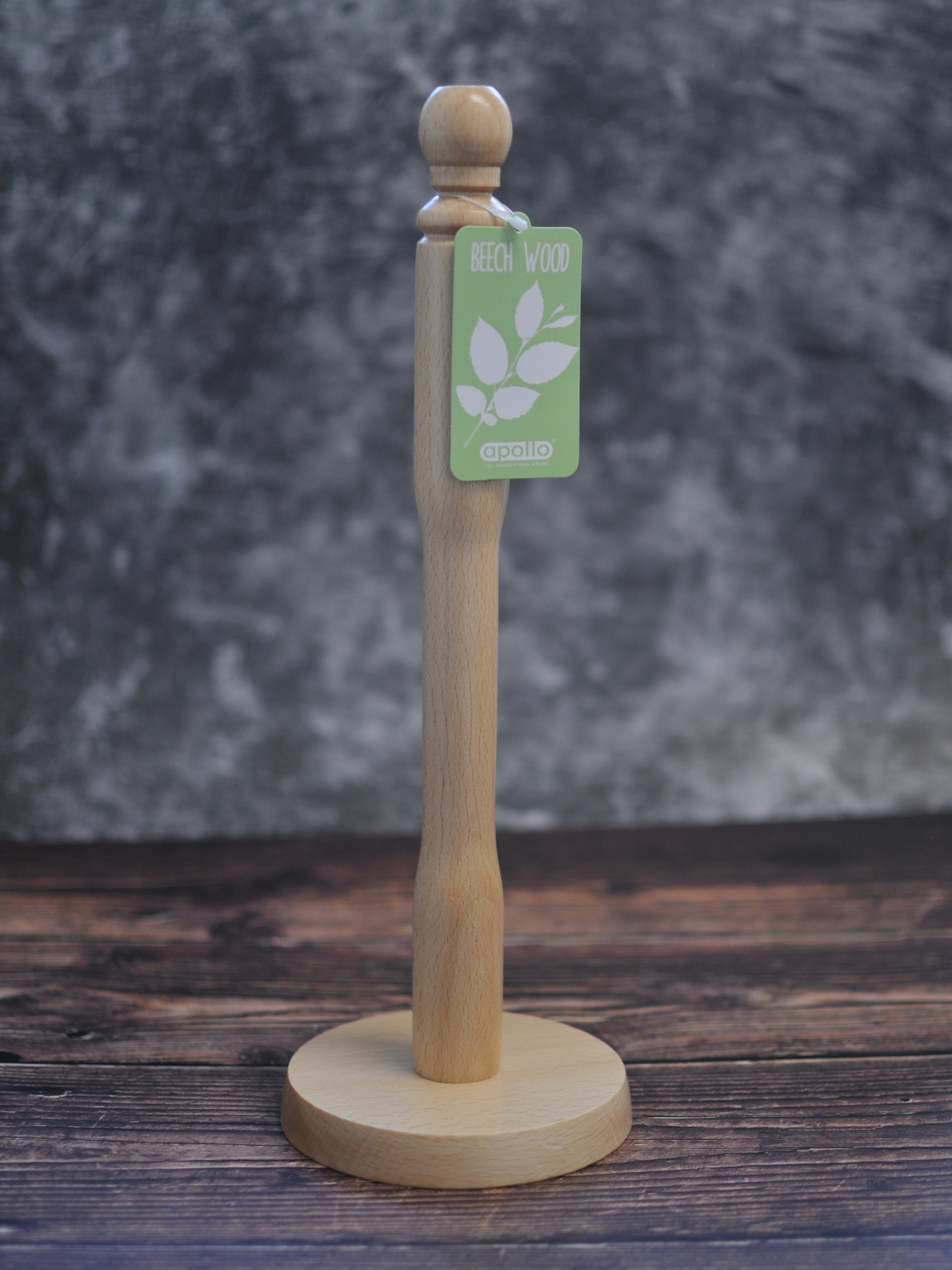 Apollo Beech Wood Paper Towel Holder - Natural