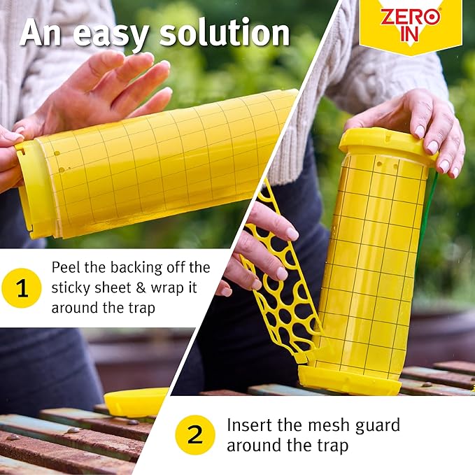 Zero In New Gen Ready Baited Fly Traps - 2 Pack 