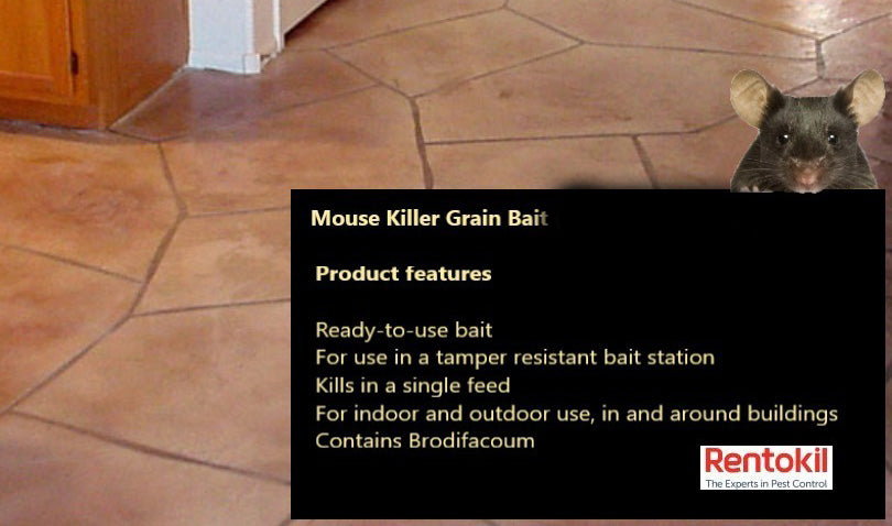 Rentokil Mouse Killer Grain Bait 10 Sachets
