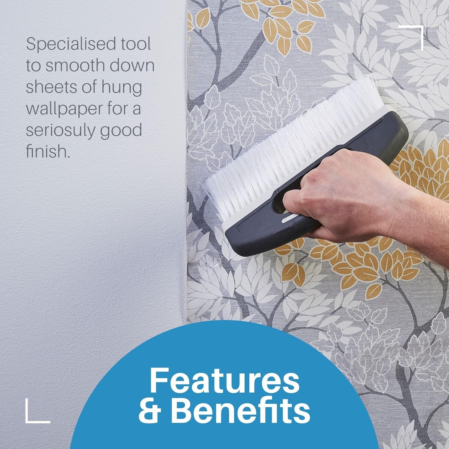 Harris Seriously Good 9" Wallpaper Hanging Brush
