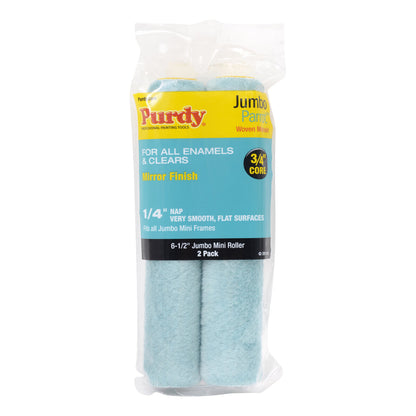 Purdy Parrot Jumbo Mini 6.5" Paint Roller Sleeves 1/4" Nap 2 Pack