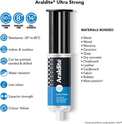 Araldite Standard Epoxy Adhesive Syringe 24ml