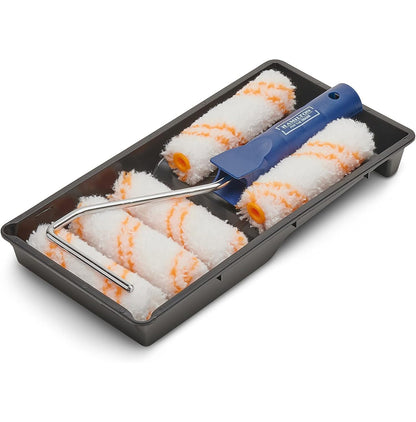 Hamilton 4" Mini Medium Pile Paint Roller Set - 7 Piece