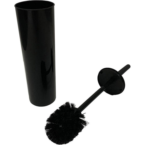 Black plastic toilet shop brush
