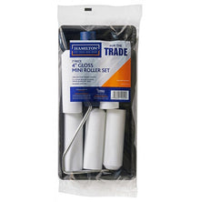 Hamilton 4" Mini Gloss Paint Roller Set - 7 Piece