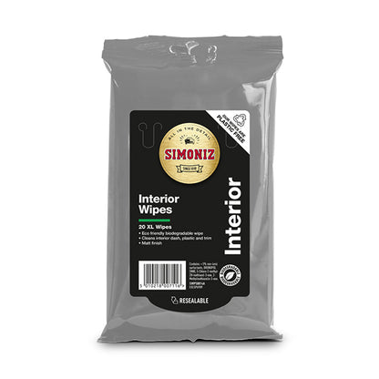 Simoniz Extra Large Interior Wipes - 20 Pack