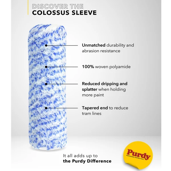 Purdy Colossus 14" Paint Roller Sleeve 1" Nap 1.5" Core