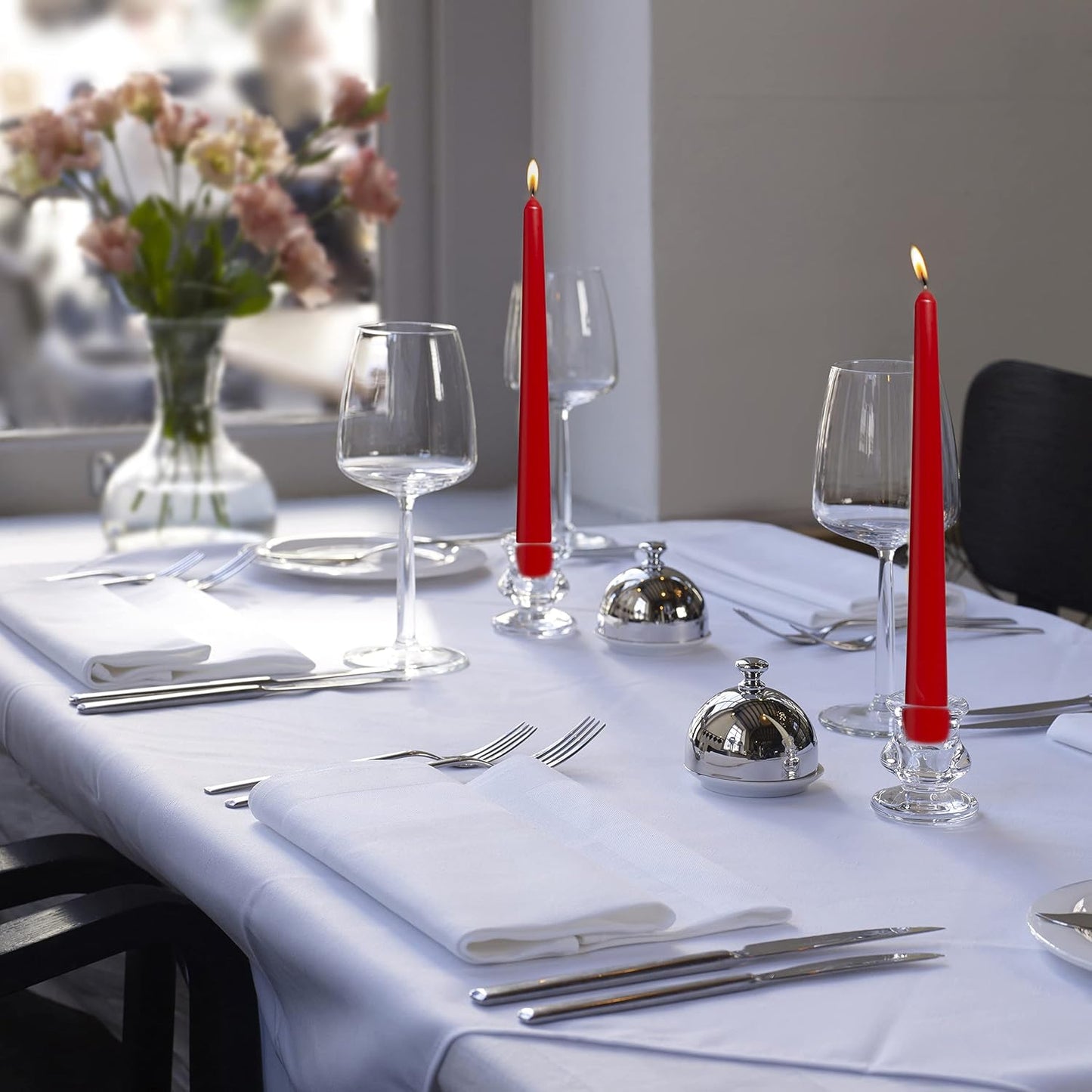 Bolsius Tapered Candles 10 Pack - Red