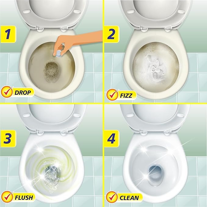Toilet Bowl Cleaning Tabs - Berry Blast 10 x 30g
