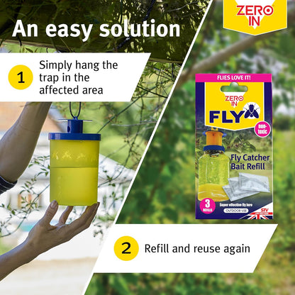 Zero In Fly Catcher Ready Baited Trap