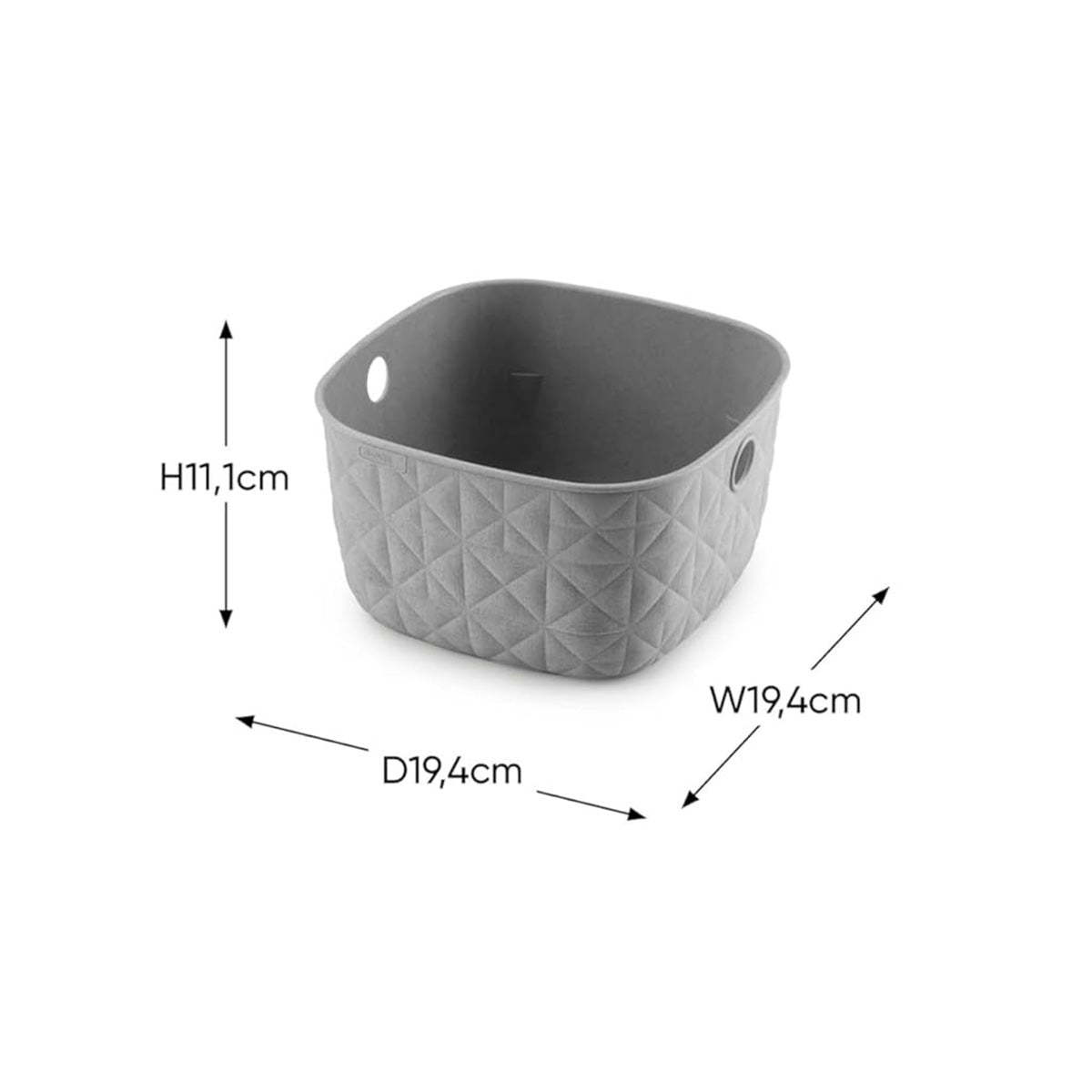 Curver Softex Small Storage Basket 3 Litre - Taupe