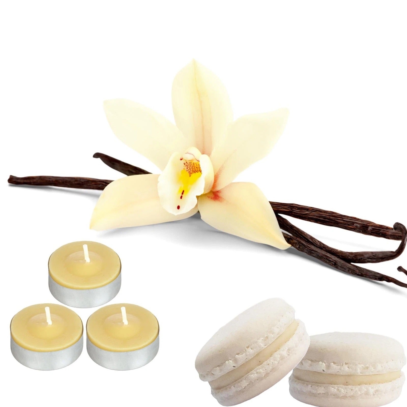 Price's Candles Vanilla Macaroons Scented Tea Lights 25 Pack