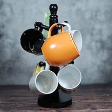 Apollo Beech Wood Mug Tree - Black