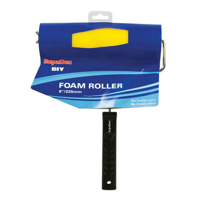 SupaDec 9" Foam Paint Roller Sleeve and Frame 