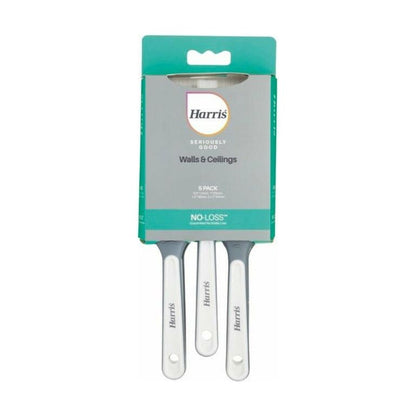 Harris Seriously Good Walls & Ceilings Paint Brush Set 5 Pack
