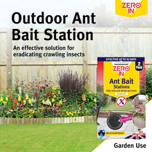Zero In Outdoor Use Ant Bait Stations - 2 Pack 