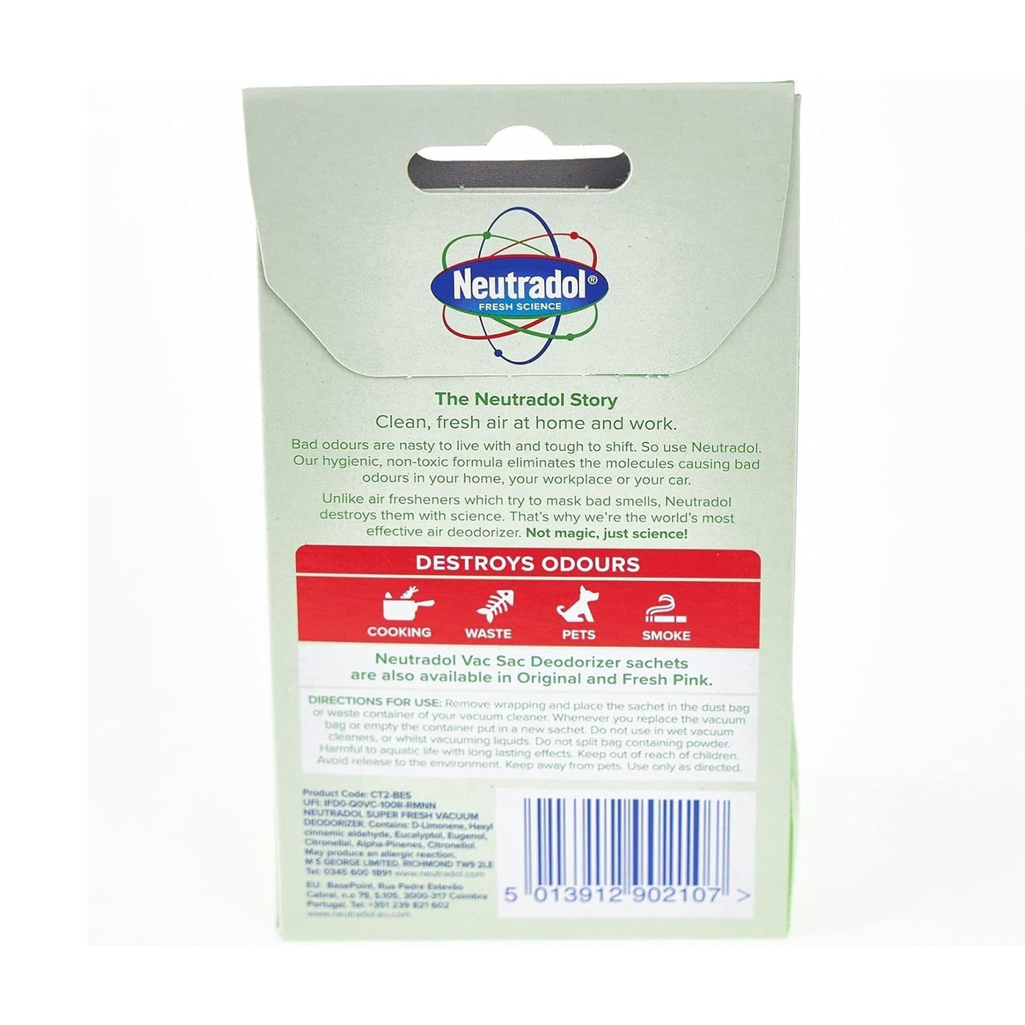 Neutradol Vacuum Deodoriser Pack 3 - Super Fresh