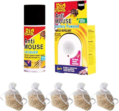 The Big Cheese Anti Mouse Repellent Kit