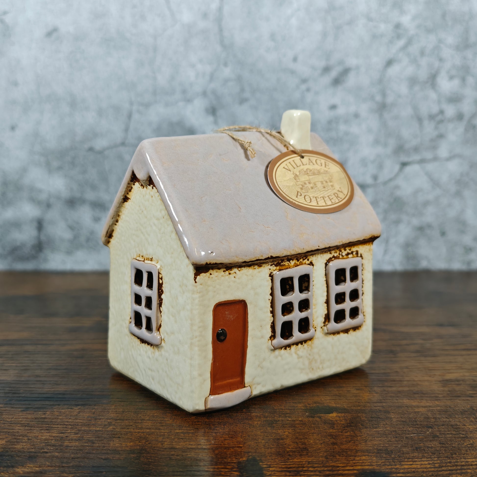 Village Pottery Traditional House Money Box