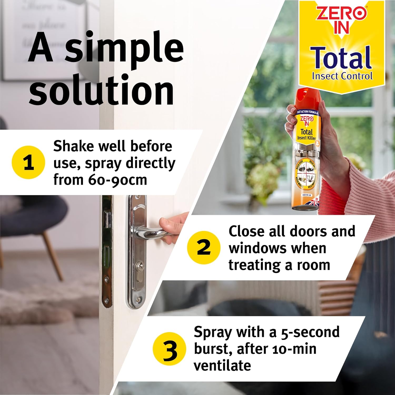 Zero In Total Insect Killer Aerosol 300ml