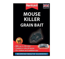 Rentokil Mouse Killer Grain Bait 10 Sachets