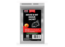 Rentokil Mouse & Rat Odour Sachet - Ideal under floorboards or behind walls