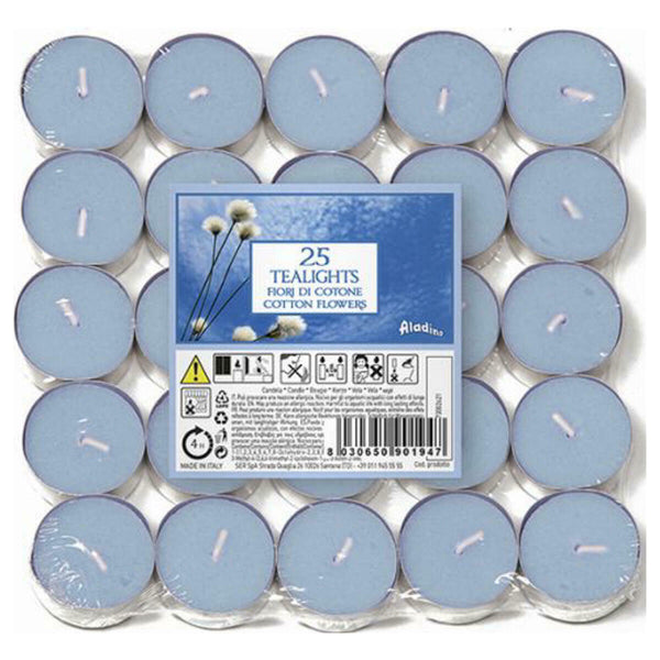 Price's Scented Tea Lights Pack of 25 - Cotton Flowers