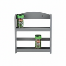Apollo 2 Tier Spice Rack - Charcoal Grey