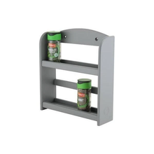 Apollo 2 Tier Spice Rack - Charcoal Grey