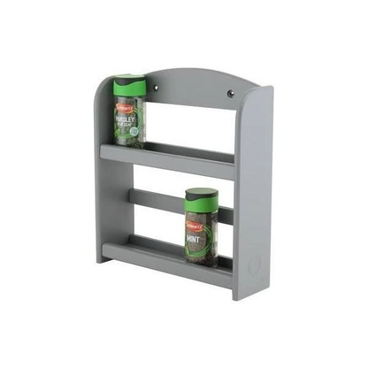 Apollo 2 Tier Spice Rack - Charcoal Grey