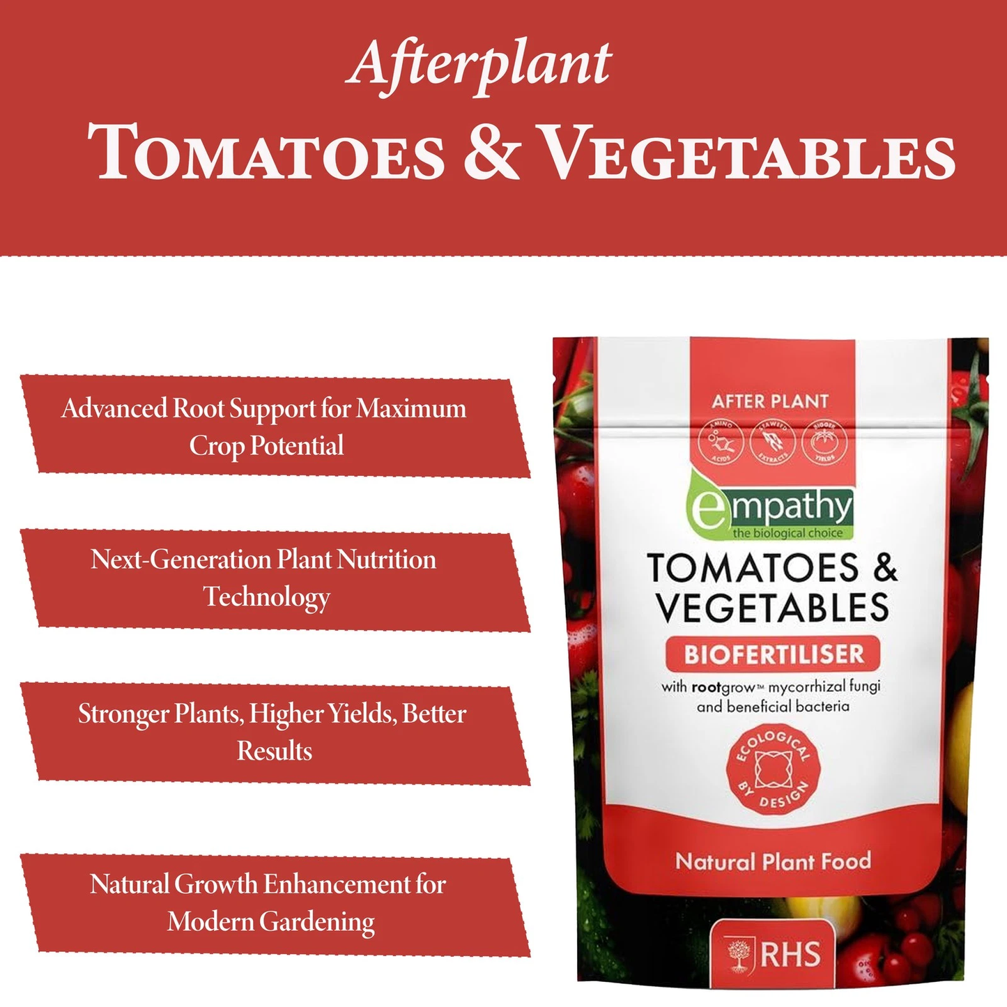 Empathy Afterplant Tomatoes & Vegetable Biofertilizer Natural Plant Food 1Kg