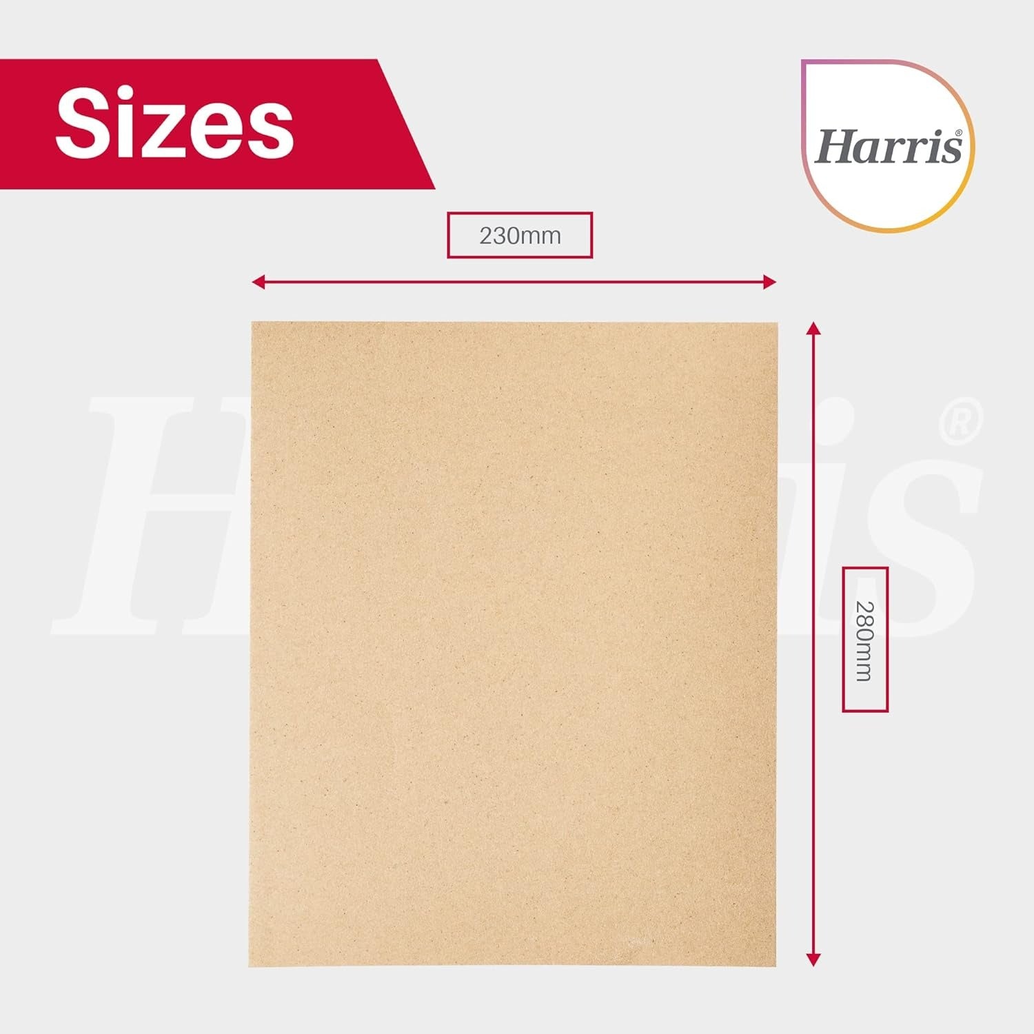 Harris Seriously Good Medium Sandpaper - 4 Pack