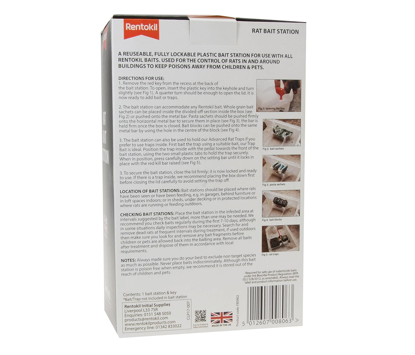 Rentokil Rat Bait Station