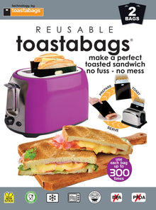 Toasting Bags - Reusable 300 times - 2 Bags