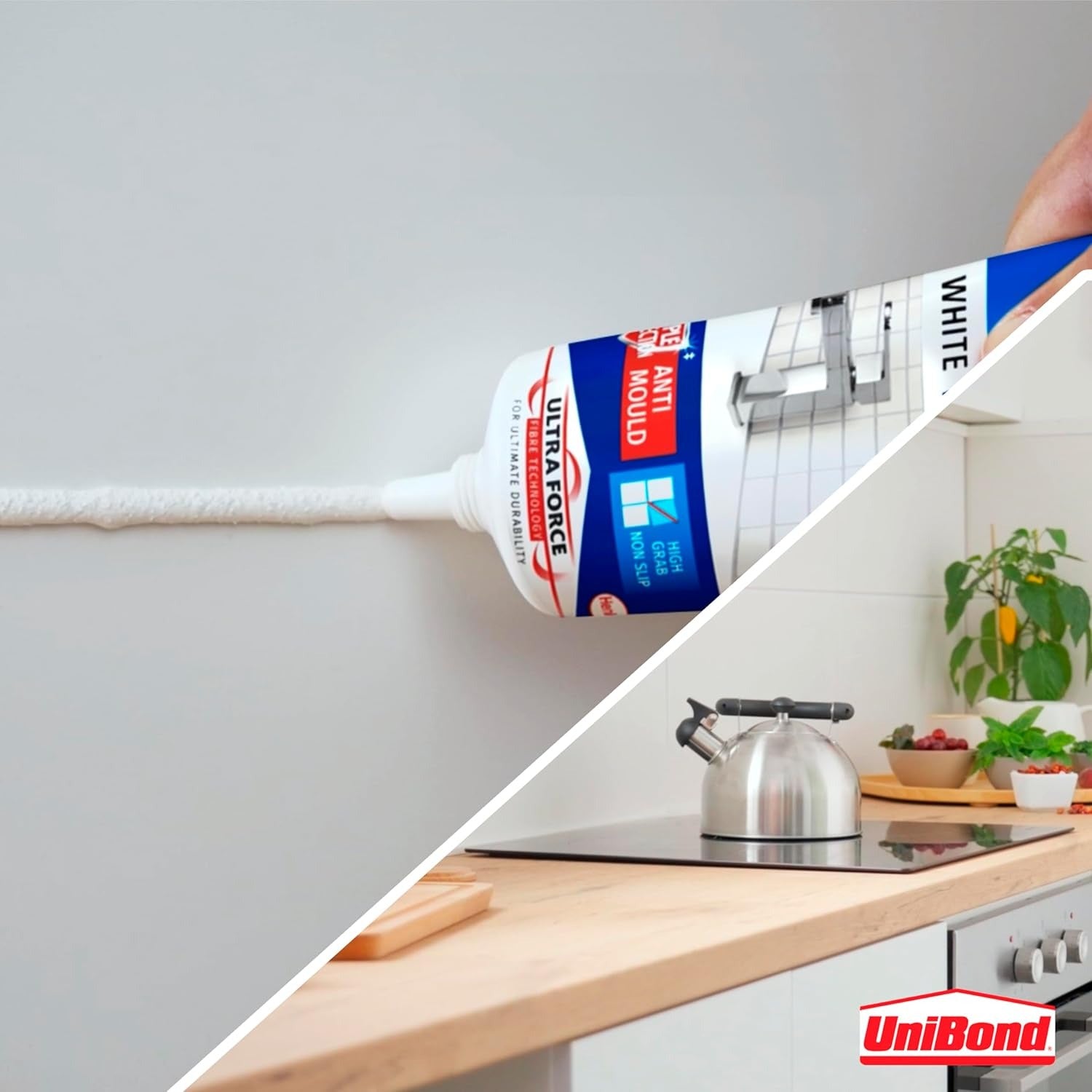 UniBond Wall Tile Adhesive & Grout 300g - White