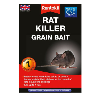 Rentokil Rat Killer Grain Bait 1 Sachet