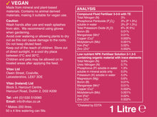 Vitax Dahlia Feed Liquid Concentrate 1 Litre  