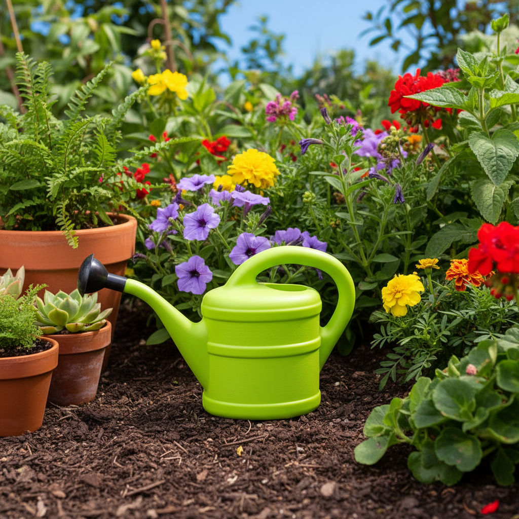 Small Watering Can 1 Litre - Mint Green