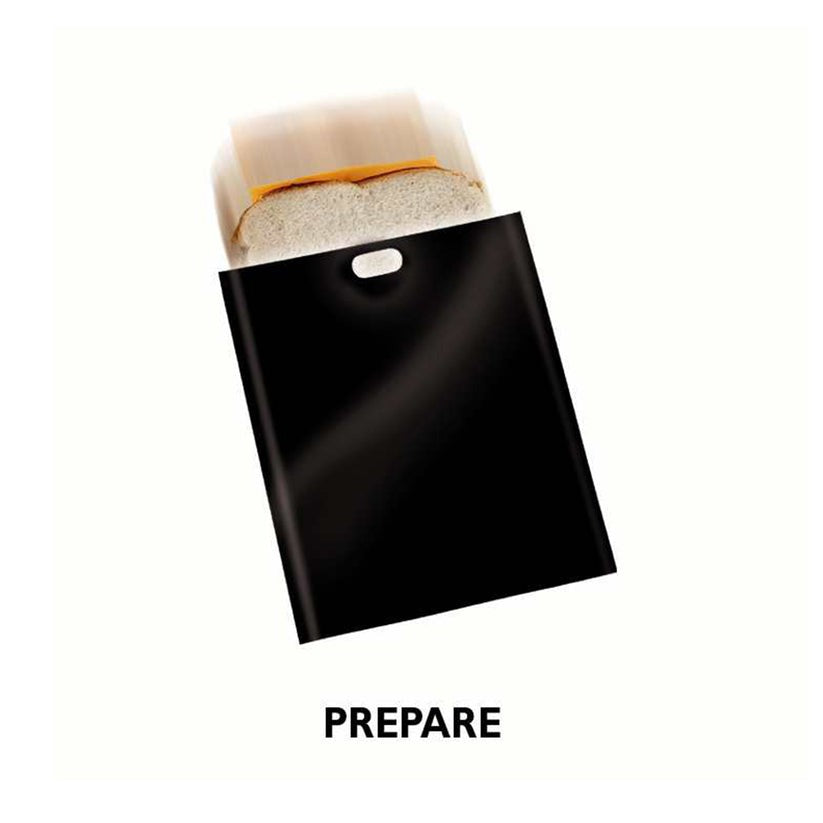 Toasting Bags - Reusable 300 times - 2 Bags