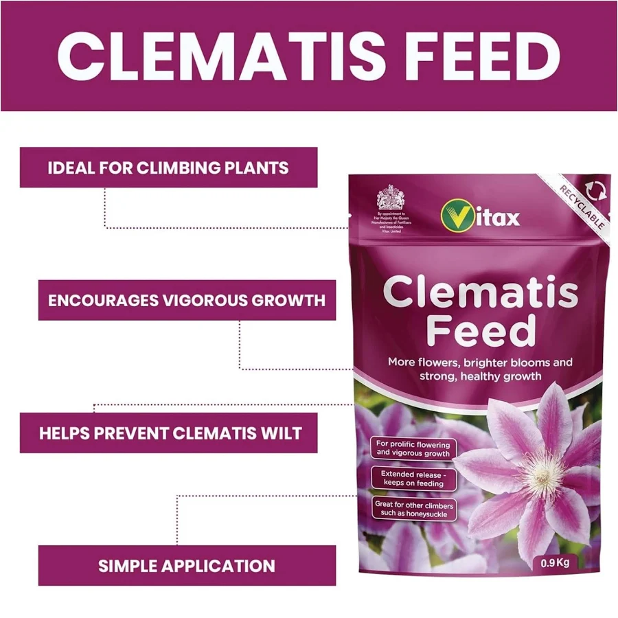 Vitax Clematis Feed 900g Pouch
