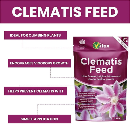 Vitax Clematis Feed 900g Pouch