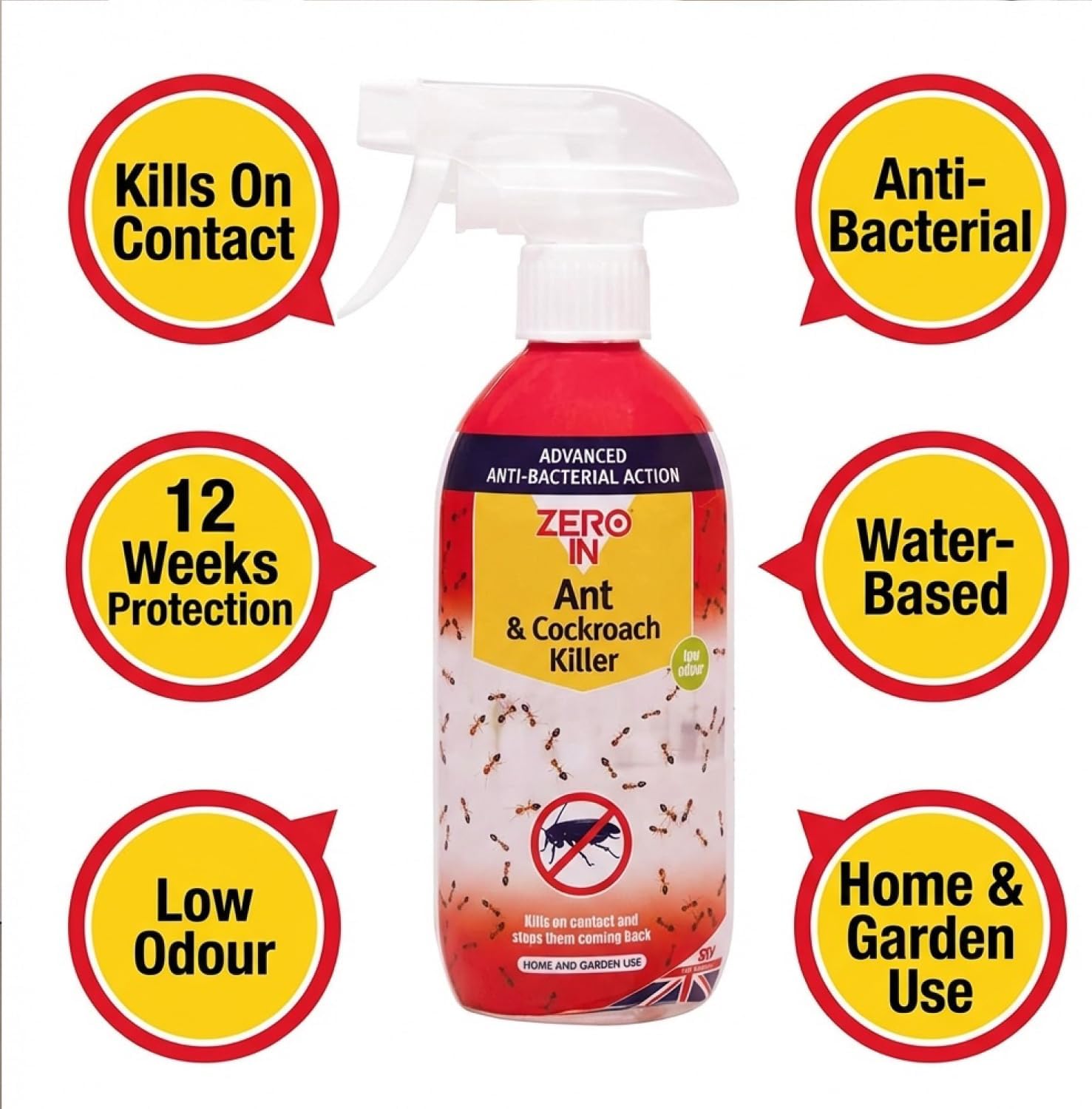 Zero In Ant & Cockroach Killer - 500ml