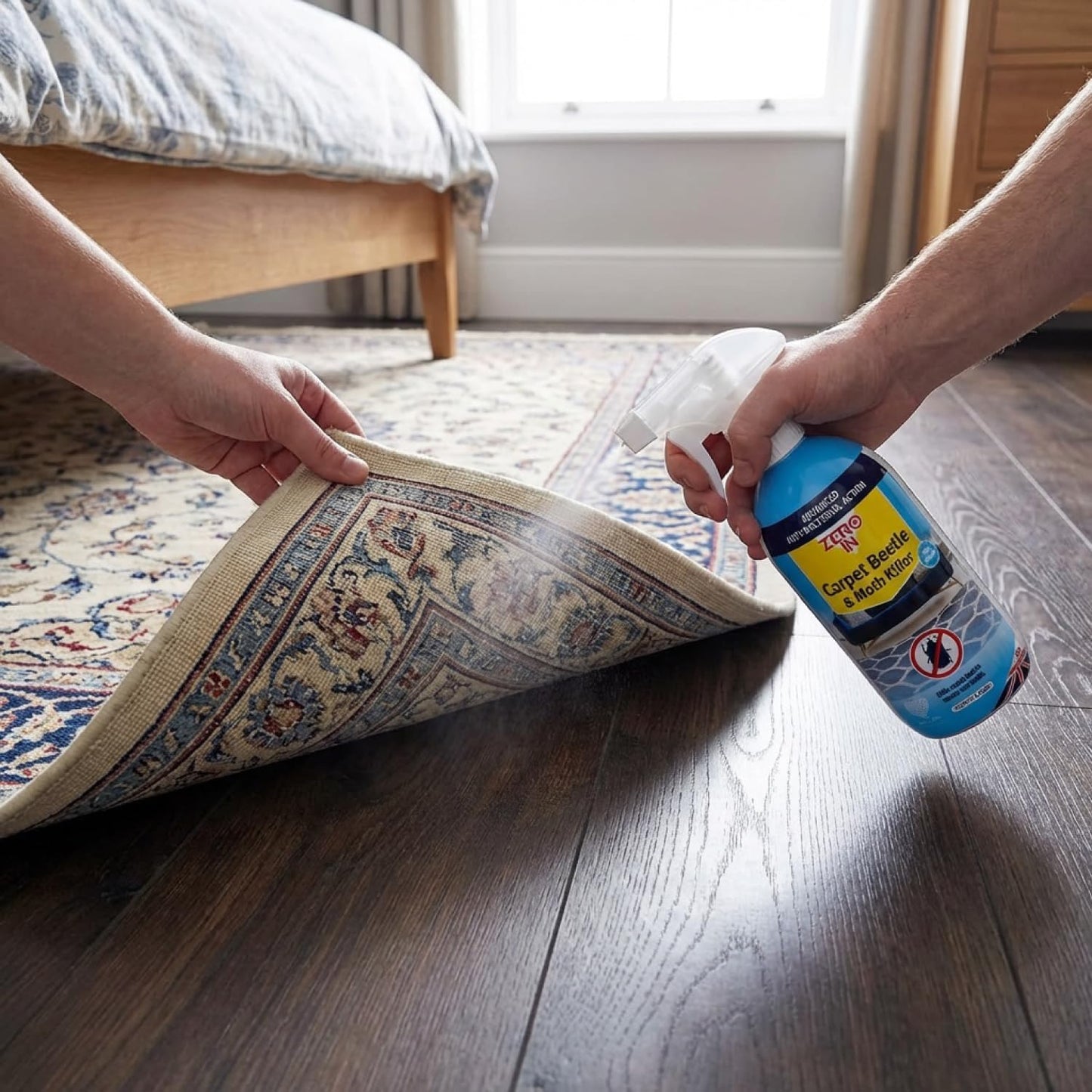 Zero In Carpet Beetle & Moth Killer Spray 500ml ZER979