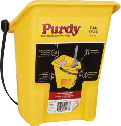 Purdy Paint Pail & Pack of 3 Liners Combo Pack