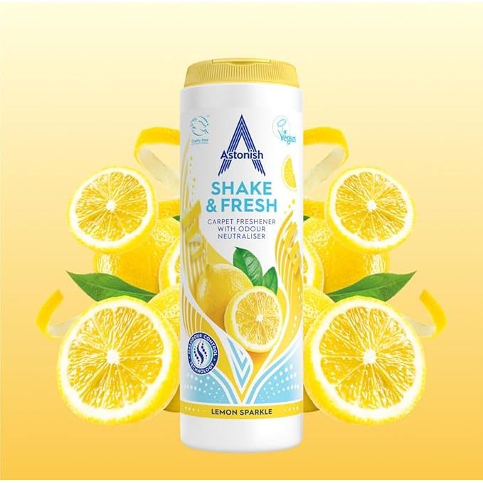 Astonish Shake & Fresh - Lemon Sparkle 350g