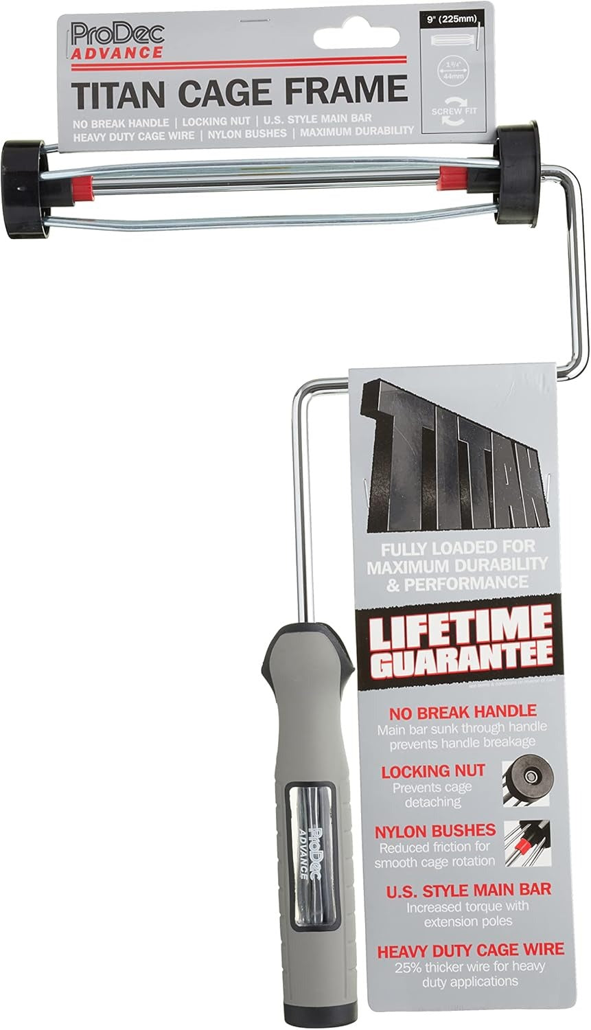 ProDec Advanced Titan Cage Paint Roller Frame 9"