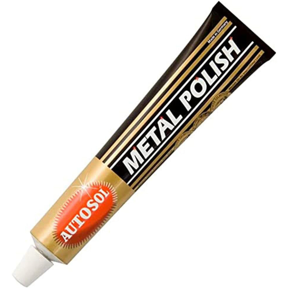 Autosol Brilliant Chrome Aluminium & Metal Polish Tube - 75ml 