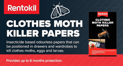 Rentokil Clothes Moth Killer Papers Pack of 10