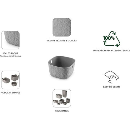 Curver Softex Small Storage Basket 3 Litre - Taupe